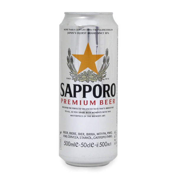 BIRRA SAPPORO LATTINA 500MLX24BT